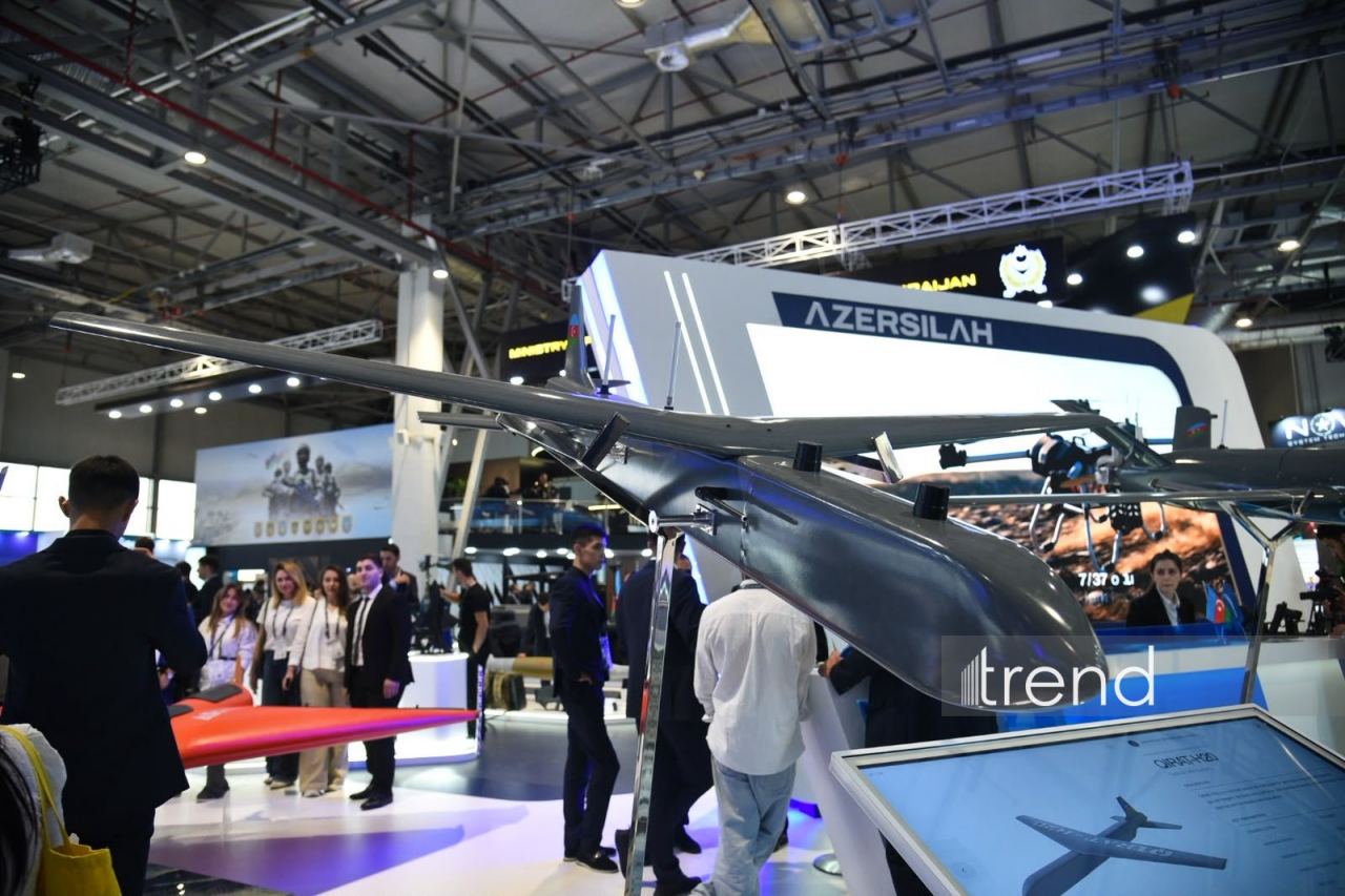 Новые азербайджанские дроны QIRAT и ARROW на ADEX 2026