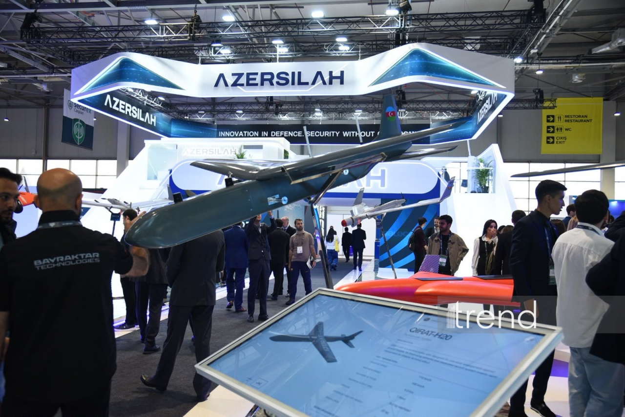 Новые азербайджанские дроны QIRAT и ARROW на ADEX 2026