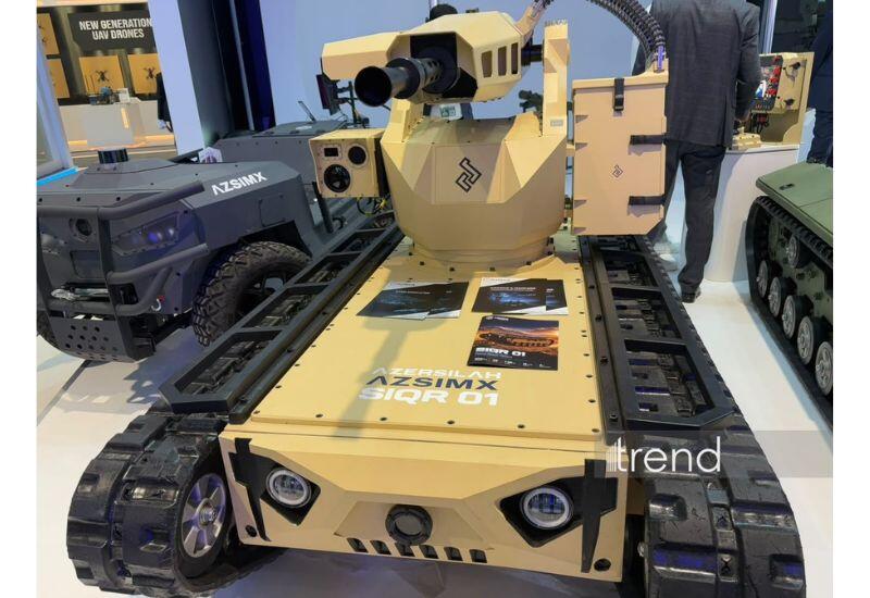 Азербайджан впервые показал боевых роботов на ADEX 2026