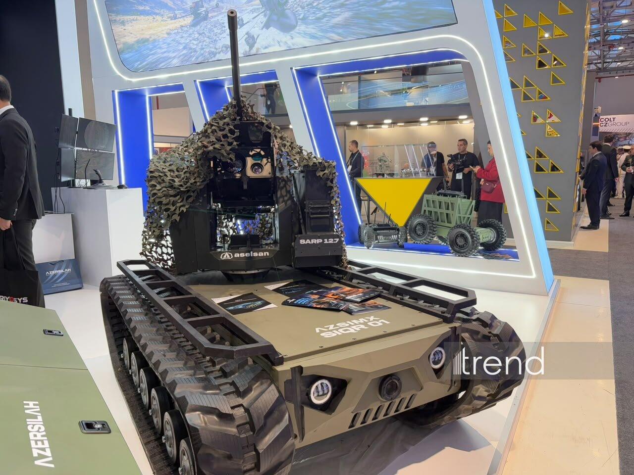 Азербайджан впервые показал боевых роботов на ADEX 2026