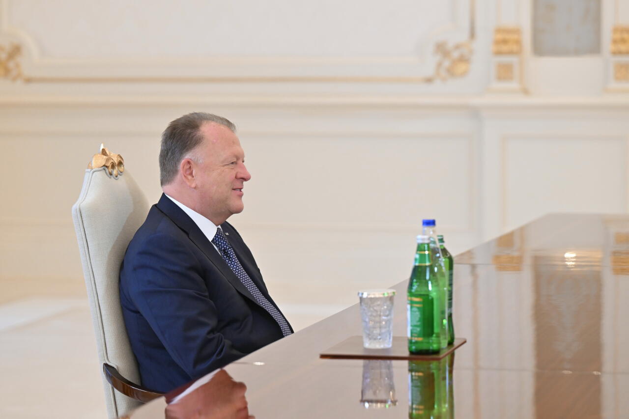 Президент Ильхам Алиев принял президента Международной федерации дзюдо