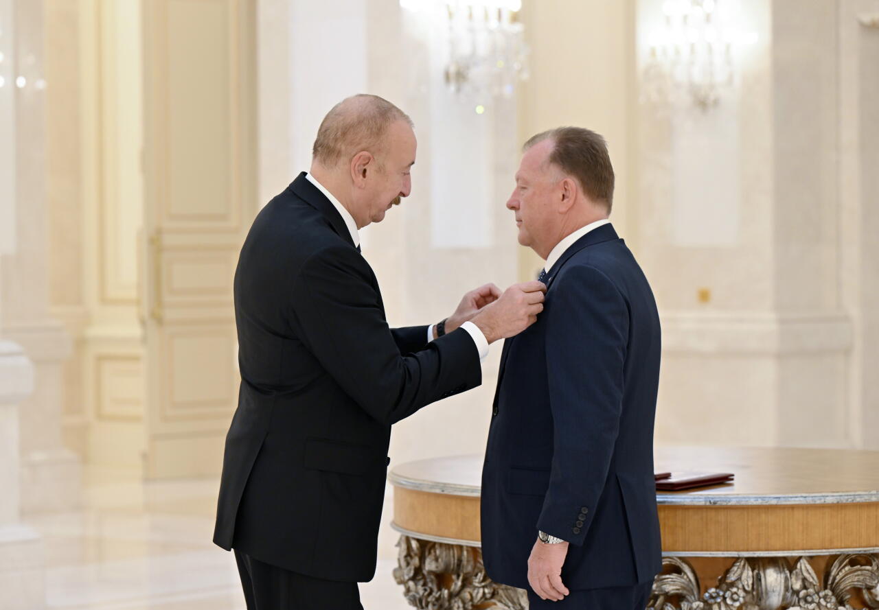 Президент Ильхам Алиев принял президента Международной федерации дзюдо