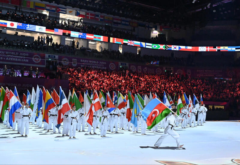В Баку состоялась церемония открытия чемпионата мира по дзюдо