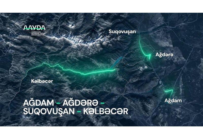 Новая дорога свяжет Агдам с Суговушаном и Кяльбаджаром