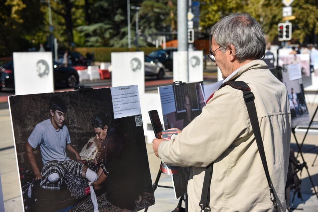 В Женеве открылась фотовыставка, посвящённая минной угрозе против Азербайджана