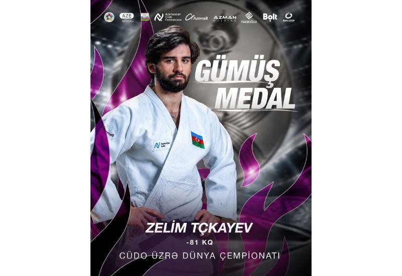 Azərbaycan cüdoçusu dünya çempionatında gümüş medal qazanıb