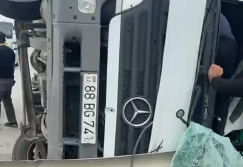 Страшное ДТП в дороге Баку-Газах,