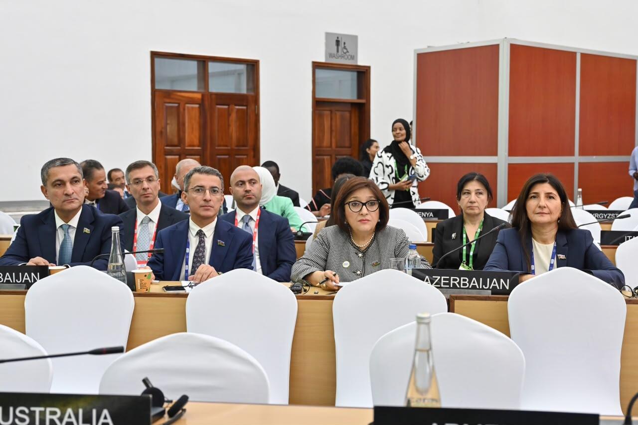Milli Məclisin sədri Sahibə Qafarova PAİ Assambleyasının ümumi müzakirələrində çıxış edib