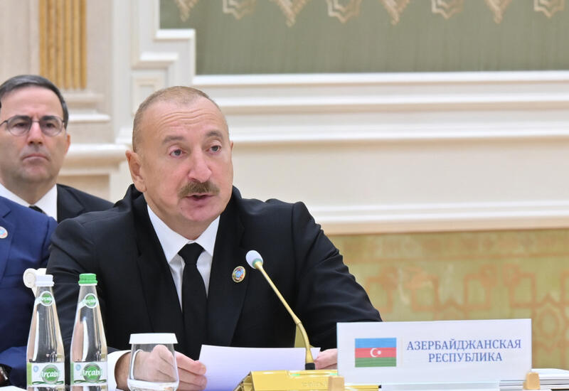 Prezident İlham Əliyev: Azərbaycanın Mərkəzi Asiya ölkələri ilə ticarət dövriyyəsi ötən il 50 faizdən çox artıb