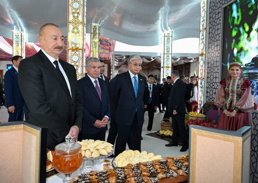 Prezident İlham Əliyev MDB Ölkələrinin Milli Kulinariya Festivalı ilə tanış olub, rəsmi qəbulda iştirak edib