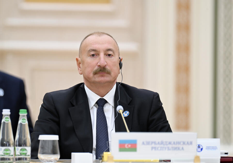 Президент Ильхам Алиев принял участие в заседании Совета глав государств СНГ в расширенном составе