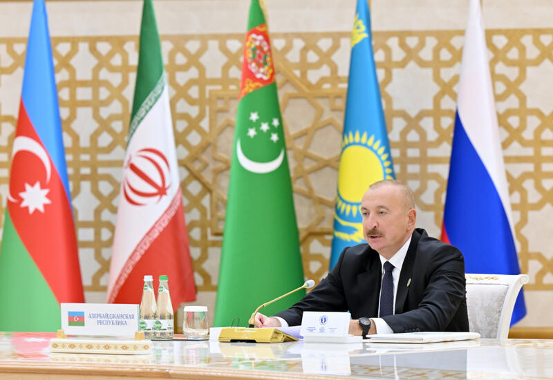 Президент Ильхам Алиев: Сохранение уникальной экосистемы Каспия является общей задачей всех прикаспийских государств