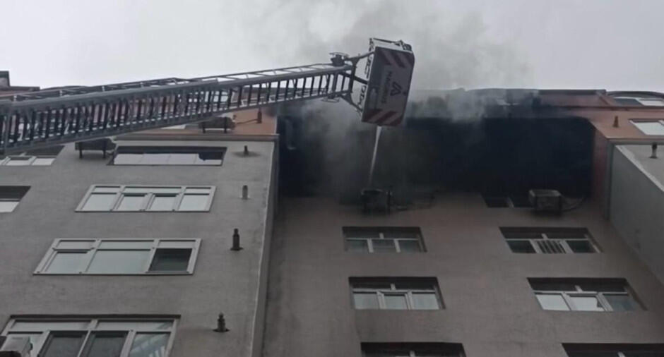 Ceyranbatanda yaşayış binasında baş vermiş yanğın söndürülüb