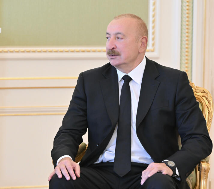 Президент Ильхам Алиев принял главу Чеченской Республики России