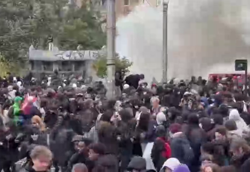 Протесты в Брюсселе переросли в хаос и беспорядки