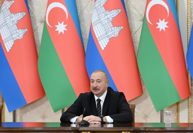 Президент Ильхам Алиев: Мы очень тесно сотрудничаем с Камбоджей в международных организациях