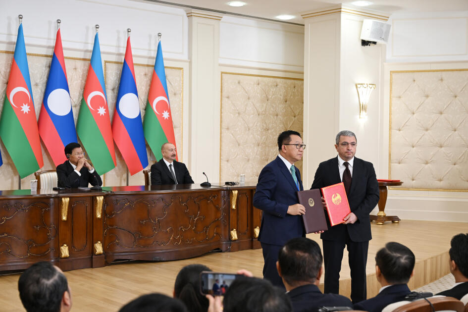 Azərbaycan ilə Laos arasında Birgə Bəyanat qəbul olunub və sənədlər mübadilə edilib