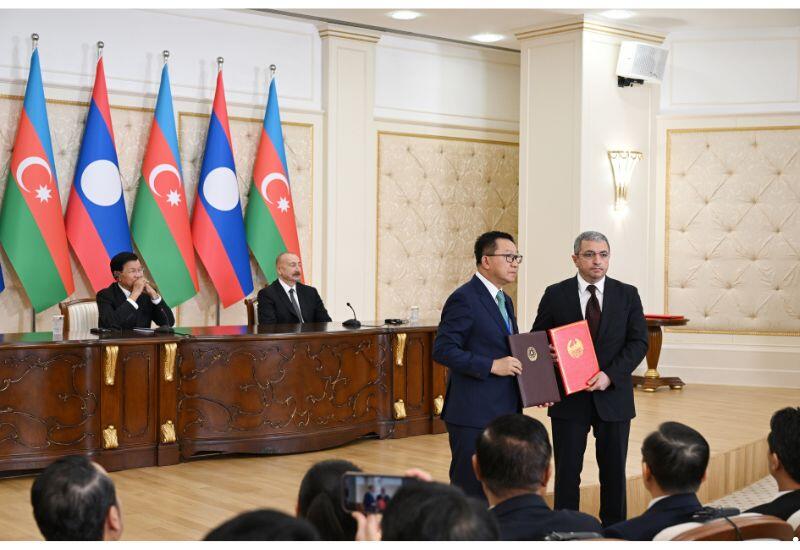 Azərbaycan ilə Laos arasında Birgə Bəyanat qəbul olunub və sənədlər mübadilə edilib