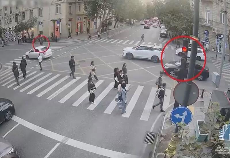 Аварии с участием мотоциклов и скутеров в Баку
