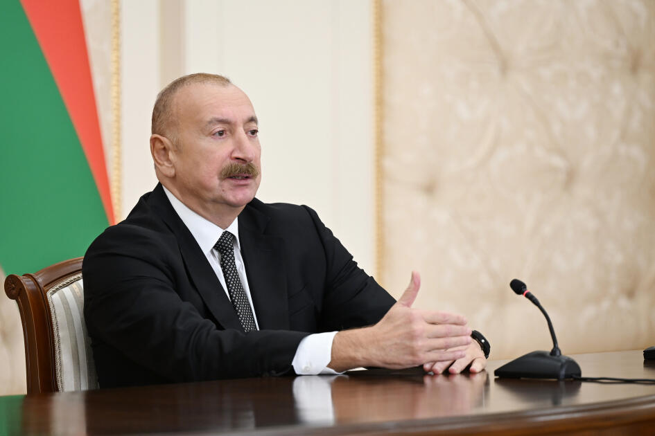 Prezident İlham Əliyev və Laos Prezidenti mətbuata bəyanatlarla çıxış ediblər