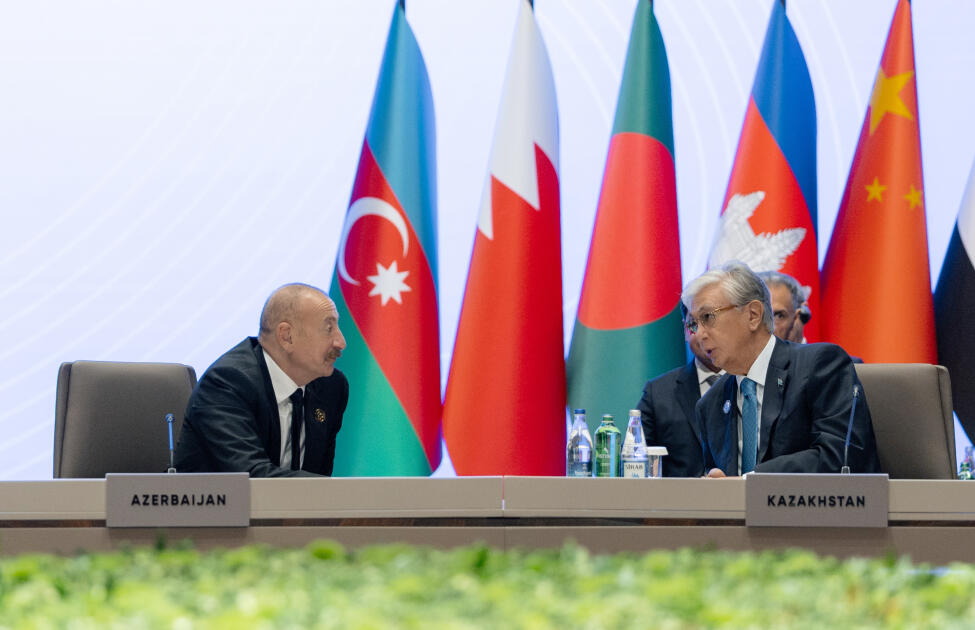 Prezident İlham Əliyev AQEM-in 7-ci Zirvə Toplantısında çıxış edib