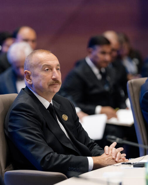 Prezident İlham Əliyev AQEM-in 7-ci Zirvə Toplantısında çıxış edib