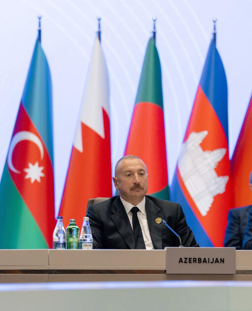 Prezident İlham Əliyev AQEM-in 7-ci Zirvə Toplantısında çıxış edib