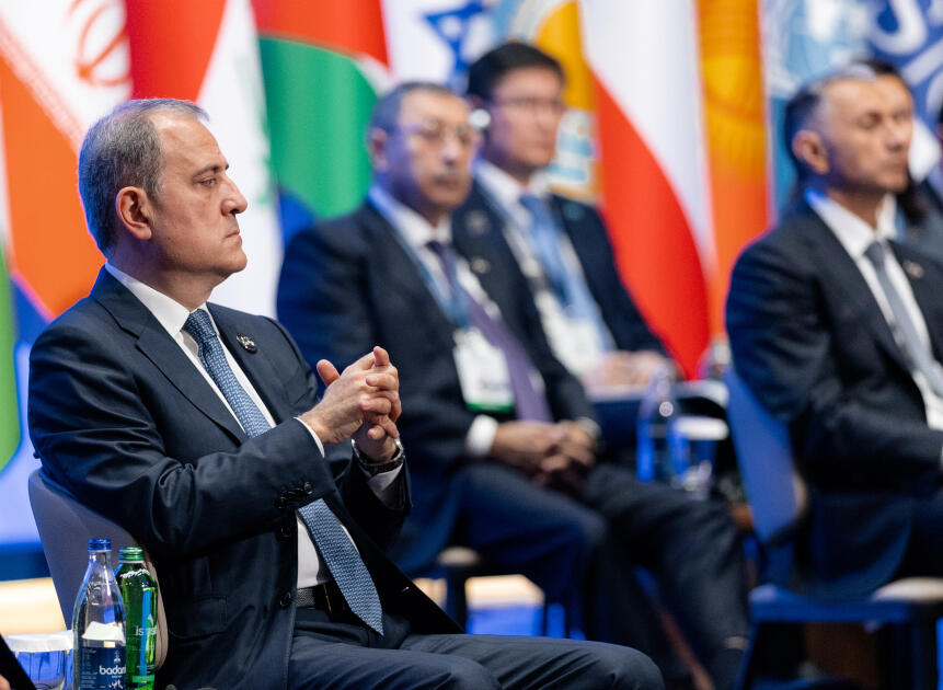 Prezident İlham Əliyev AQEM-in 7-ci Zirvə Toplantısında çıxış edib