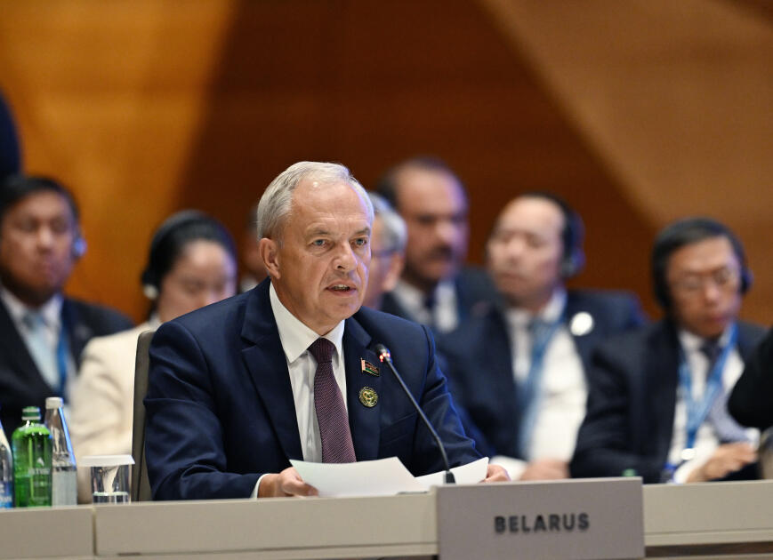 Prezident İlham Əliyev AQEM-in 7-ci Zirvə Toplantısında çıxış edib