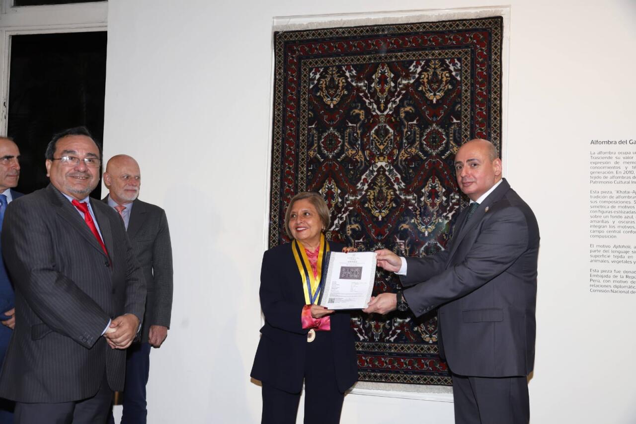 Limada Azərbaycan milli irsini təcəssüm etdirən Qarabağ xalçasının təntənəli açılış mərasimi keçirilib
