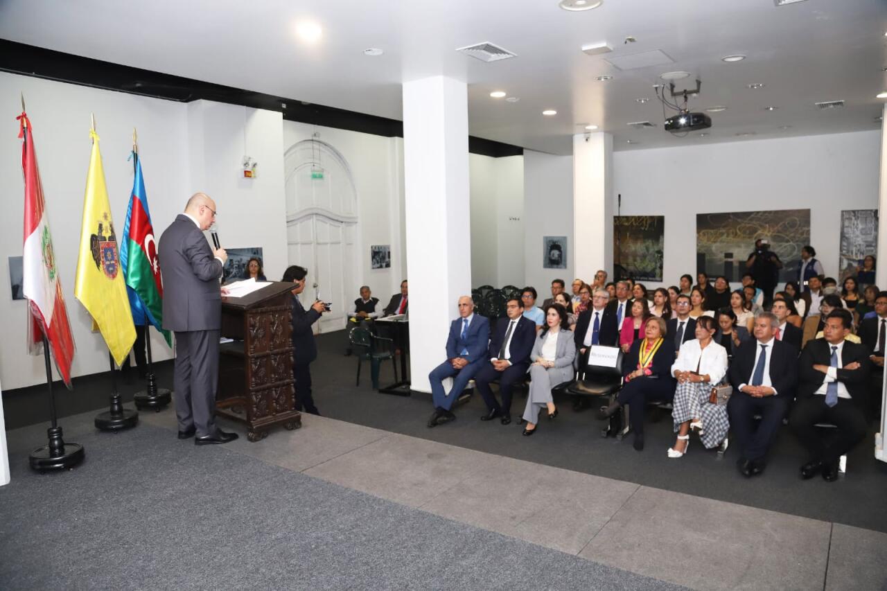 Limada Azərbaycan milli irsini təcəssüm etdirən Qarabağ xalçasının təntənəli açılış mərasimi keçirilib