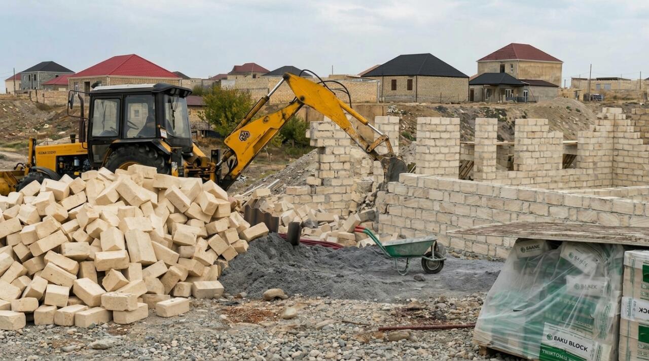 Gəncədə qanunsuz tikinti söküldü