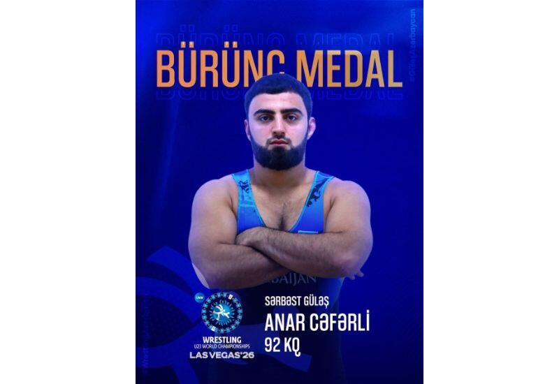Azərbaycan güləş üzrə U-23 dünya çempionatında növbəti medallarını qazanıb