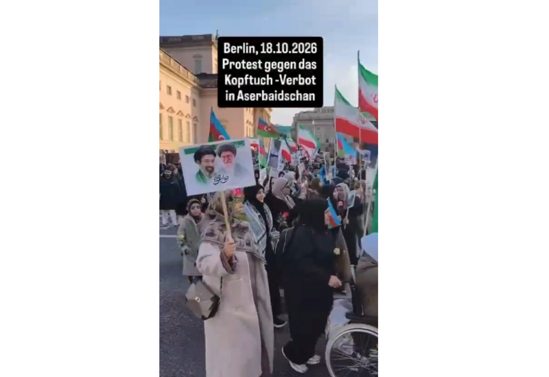 Иранские радикалы на антиазербайджанской провокации в Германии