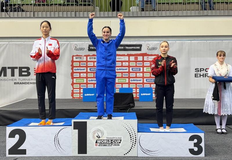 Selcan Mahsudova batut gimnastikası üzrə Dünya kubokunun qalibi olub