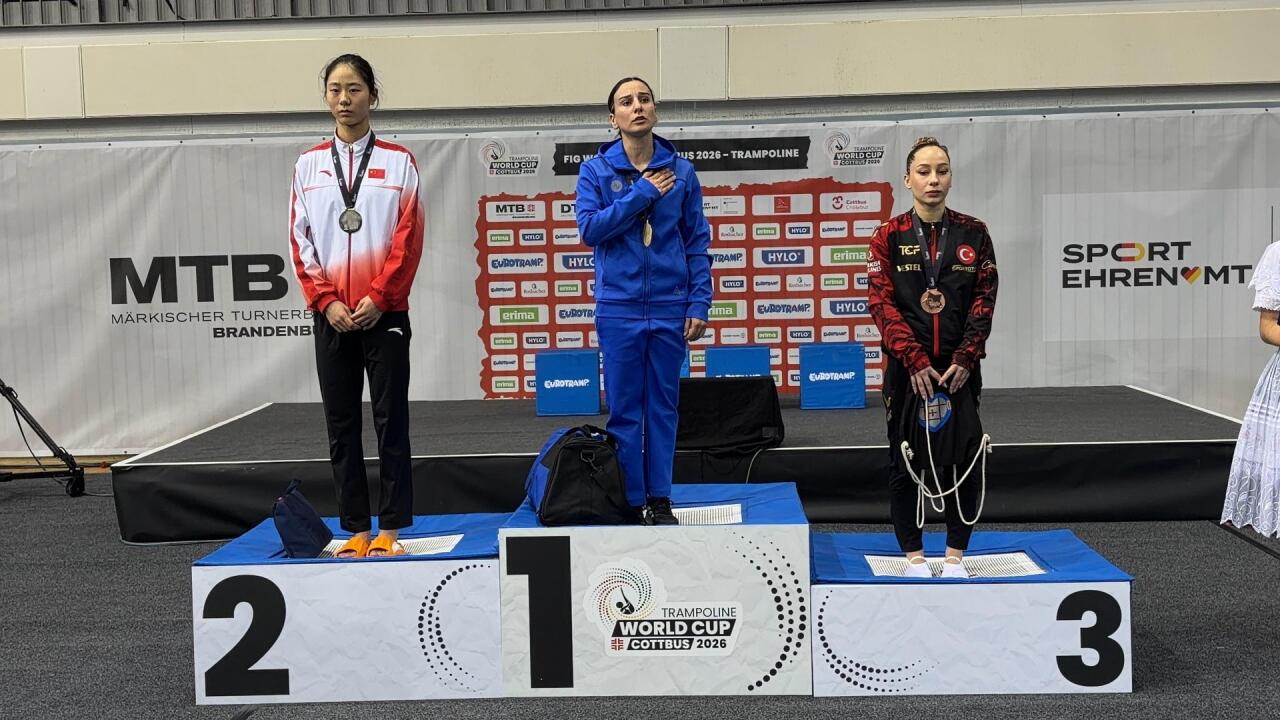 Selcan Mahsudova batut gimnastikası üzrə Dünya kubokunun qalibi olub