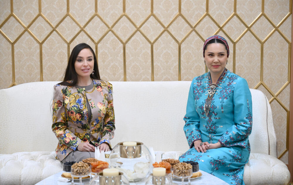 Heydər Əliyev Fondunun vitse-prezidenti Leyla Əliyeva Türkmənistanda səfərdədir