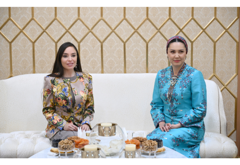 Heydər Əliyev Fondunun vitse-prezidenti Leyla Əliyeva Türkmənistanda səfərdədir