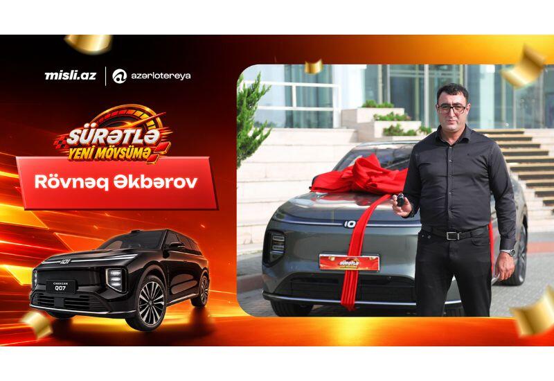 Xəyal etdi, inandı, qazandı — “Sürətlə Yeni Mövsümə” lotereyasının "Changan Q07" qalibi danışdı