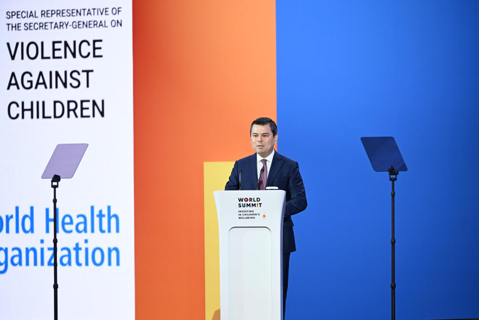 Heydər Əliyev Fondunun vitse-prezidenti Leyla Əliyeva Səmərqənddə Uşaqların rifahına investisiya mövzusunda Ümumdünya Sammitinin açılış mərasimində iştirak edib