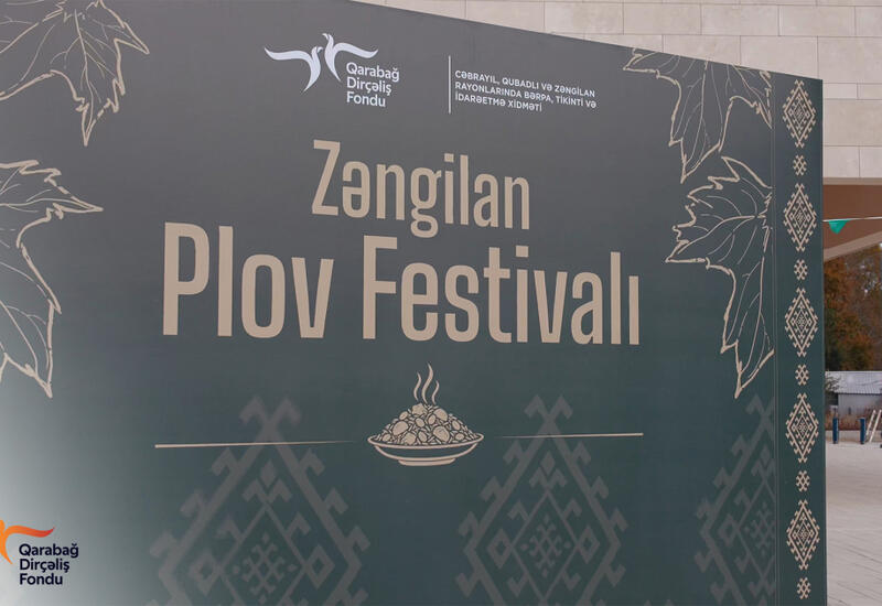 Zəngilan şəhərində ilk dəfə Plov Festivalı keçirilib