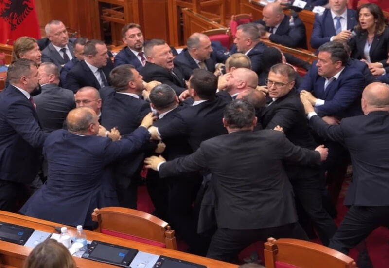 В парламенте Албании произошла драка между депутатами