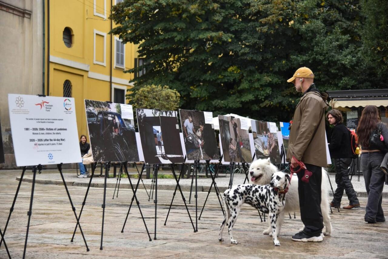 Азербайджанский фотоклуб представил в Европе выставки о минной угрозе