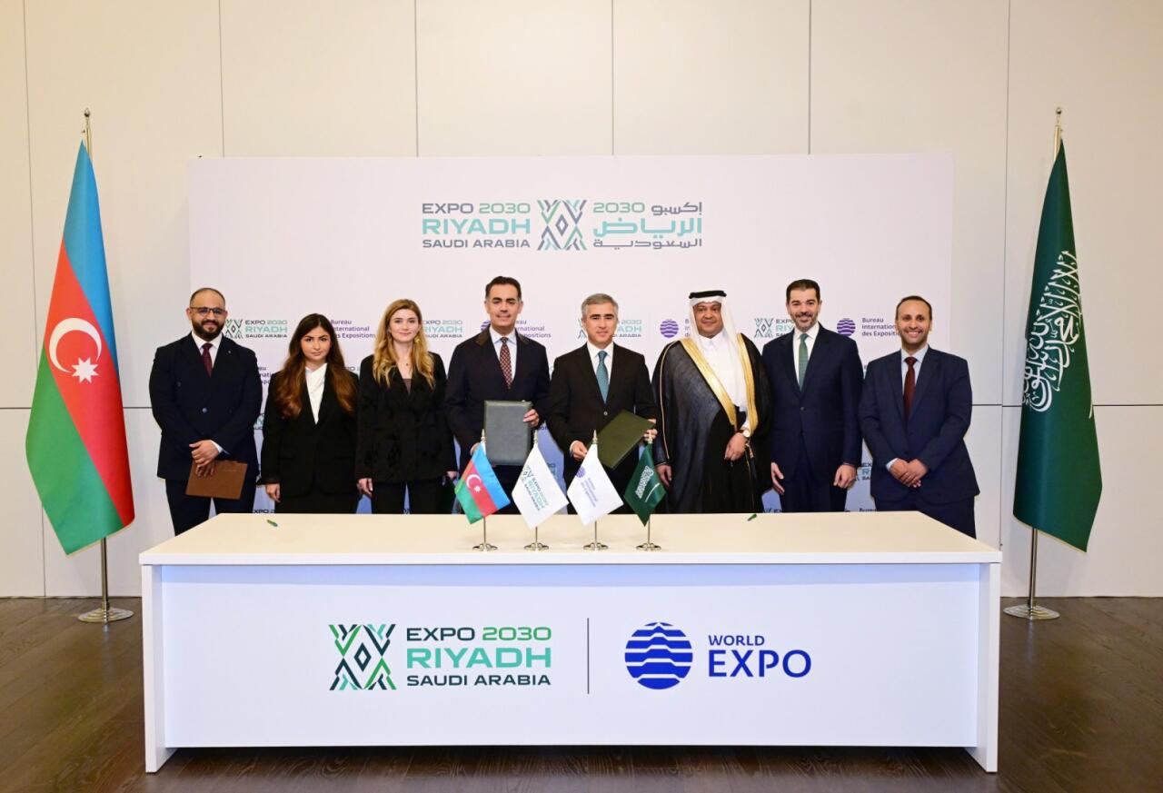 Azərbaycanın “EXPO 2030 Ər-Riyad” sərgisində iştirakına dair müqavilə imzalanıb