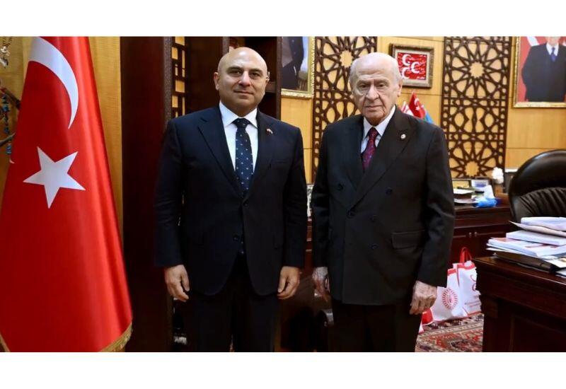Dövlət Bağçalı Azərbaycanın Türkiyədəki səfiri ilə görüşüb