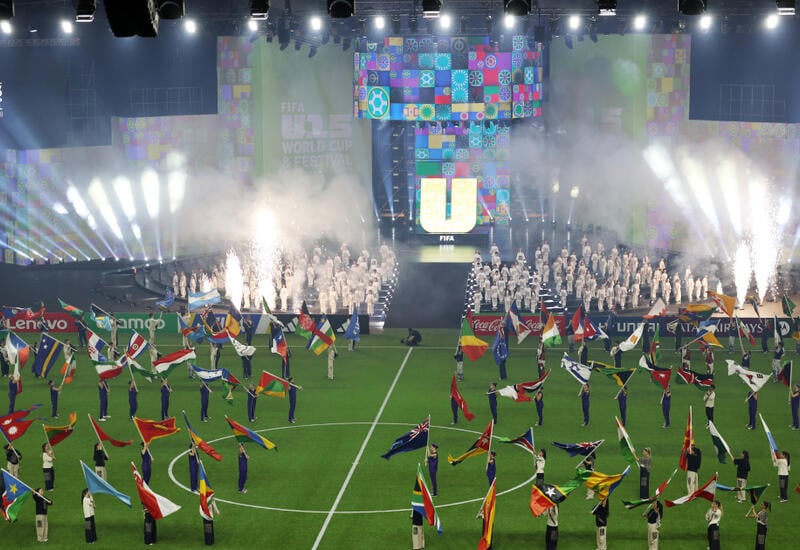 В Баку состоялась церемония открытия чемпионата мира и фестиваля по футболу среди юношей до 15 лет