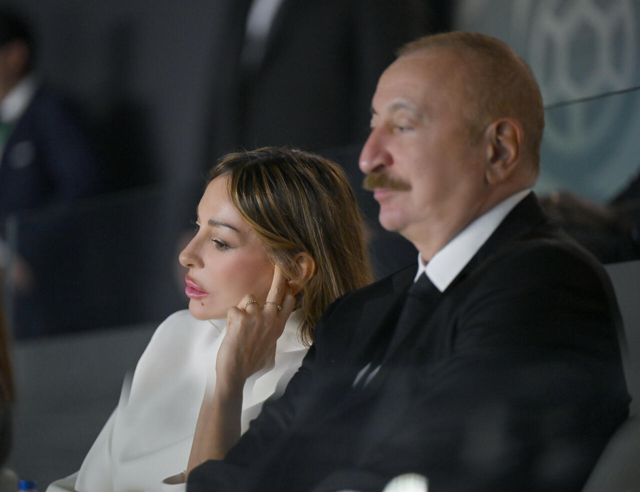 Prezident İlham Əliyev, Birinci xanım Mehriban Əliyeva FIFA U-15 dünya çempionatının və festivalının açılış mərasimini izləyirlər