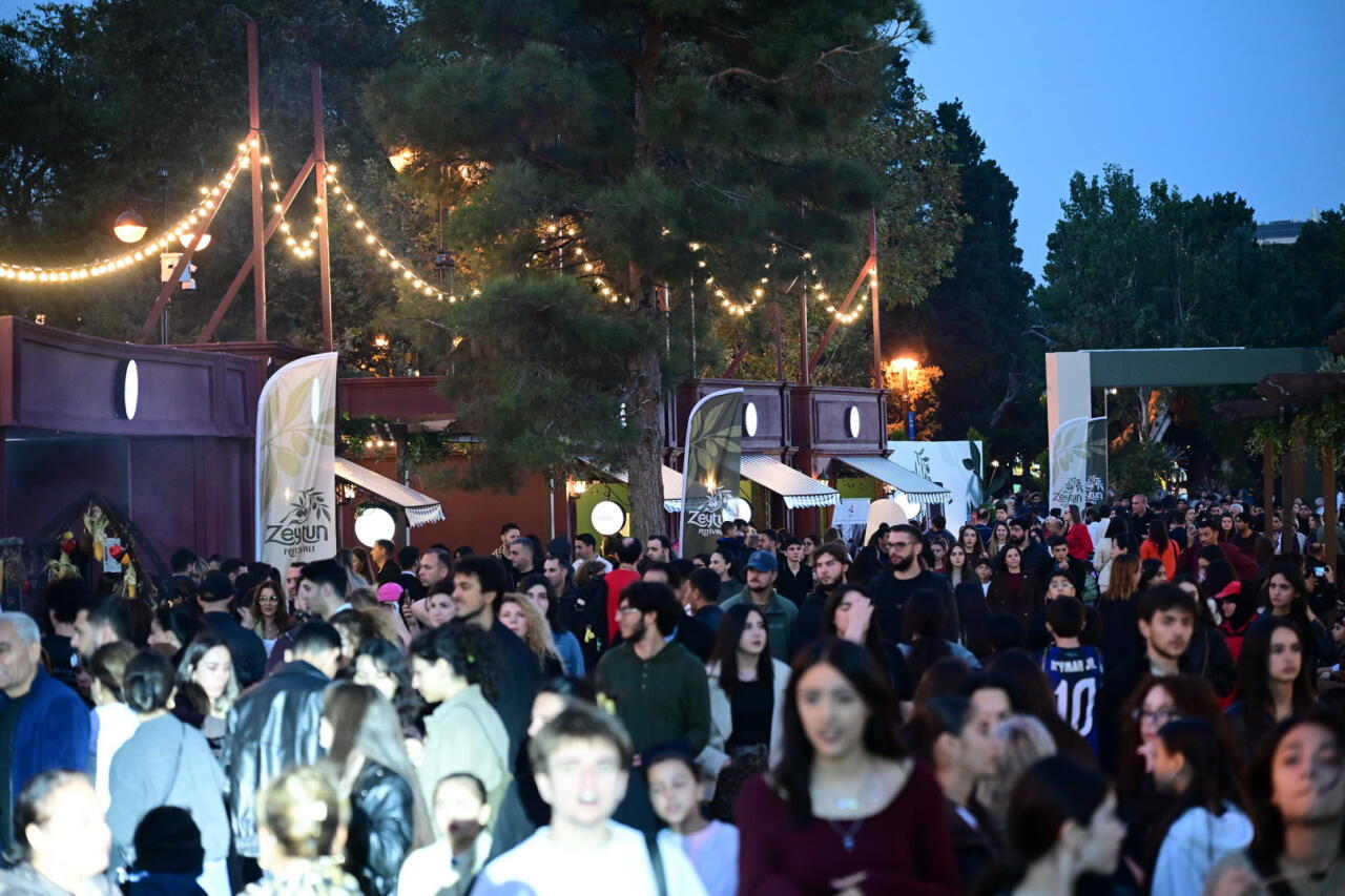 Bakı Bulvarındakı Zeytun Festivalı başa çatdı
