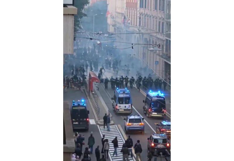 Столкновения протестующих с полицией в ряде итальянских городов
