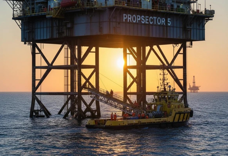 У берегов Габона затонула нефтяная платформа